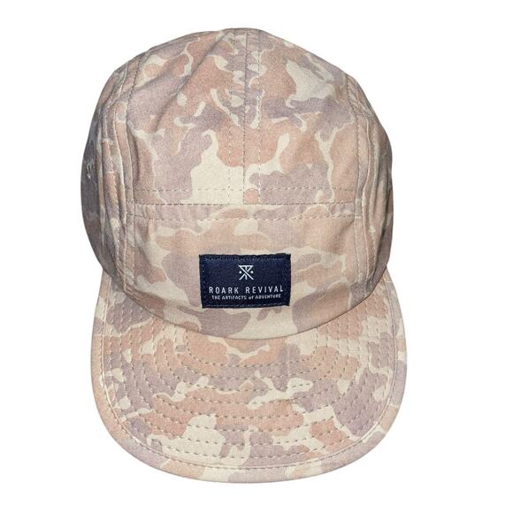 Roark Revival Crush It Baseball Cap Hat Adjustable Artifacts Adventure Tan Camo - Picture 14 of 14